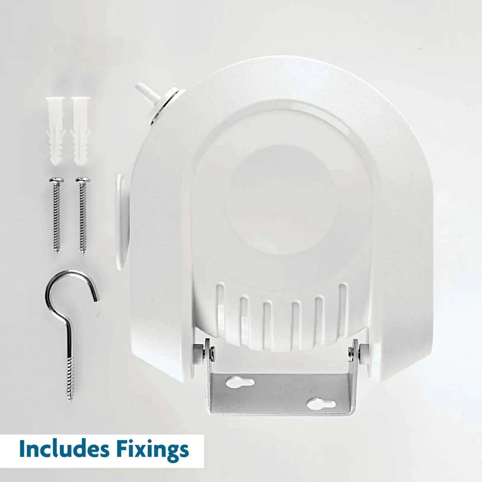 15m Retractable Washing Line Wall Mounted Clothes Reel for Indoor or Outdoor Use