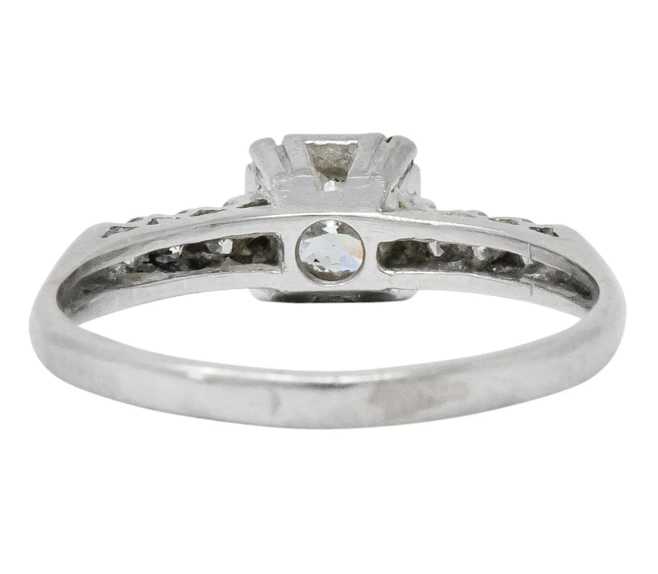1940's Retro 0.50 CTW Diamond Platinum Engagement Ring