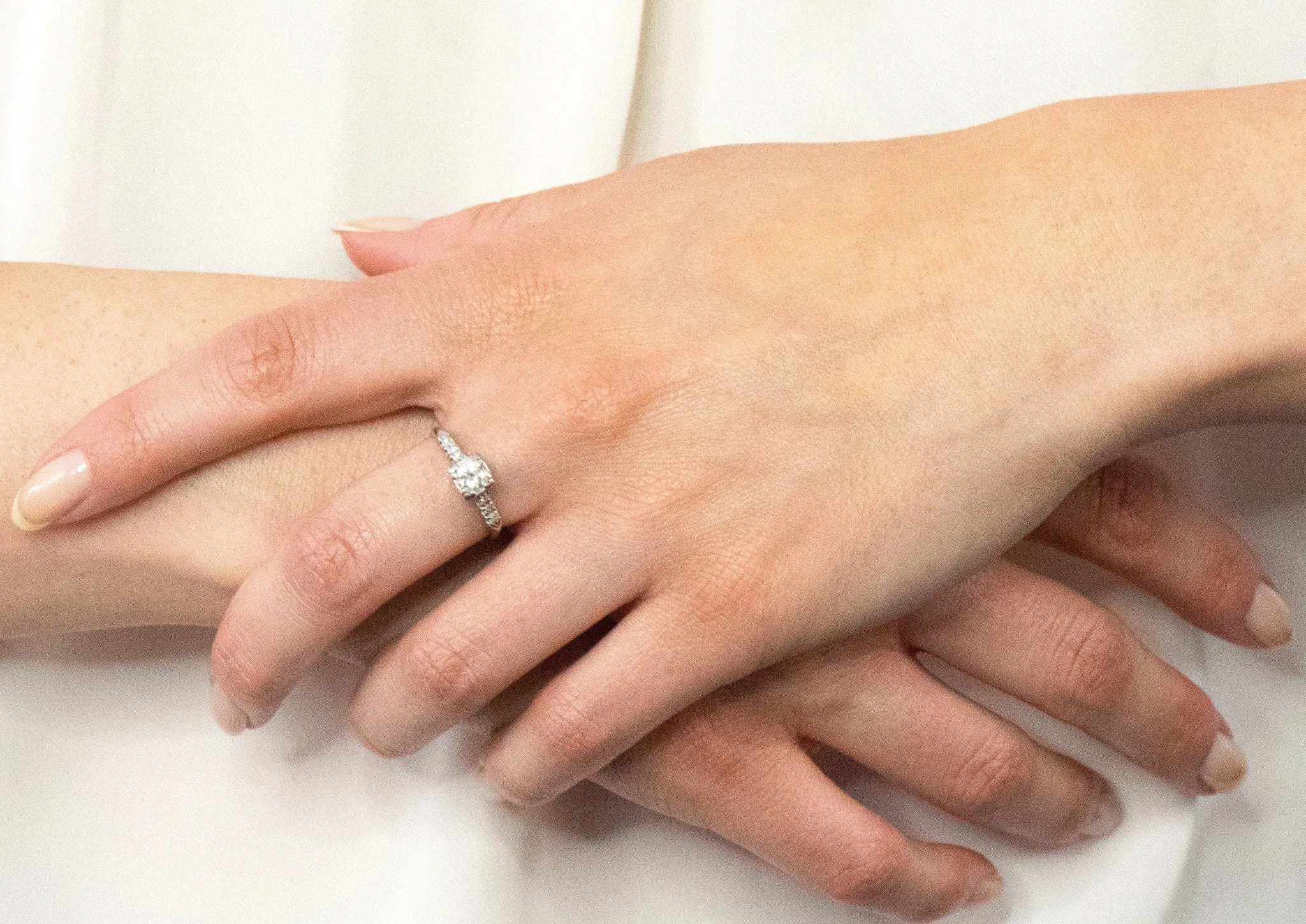 1940's Retro 0.50 CTW Diamond Platinum Engagement Ring
