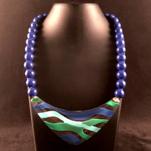 1987 Avon Fashion Waves Necklace