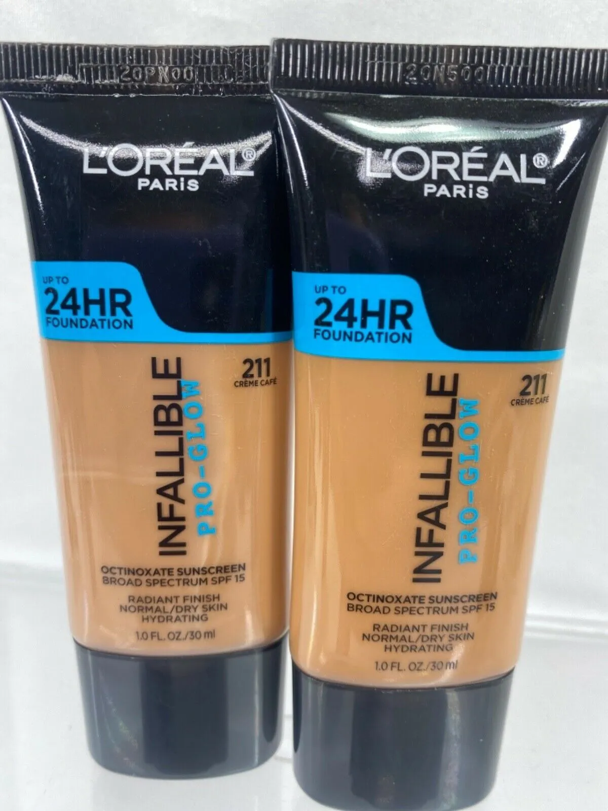 (1pk&2pk) L'Oreal Infallible Pro-Glow Foundation Makeup YOU CHOOSE Old Formula