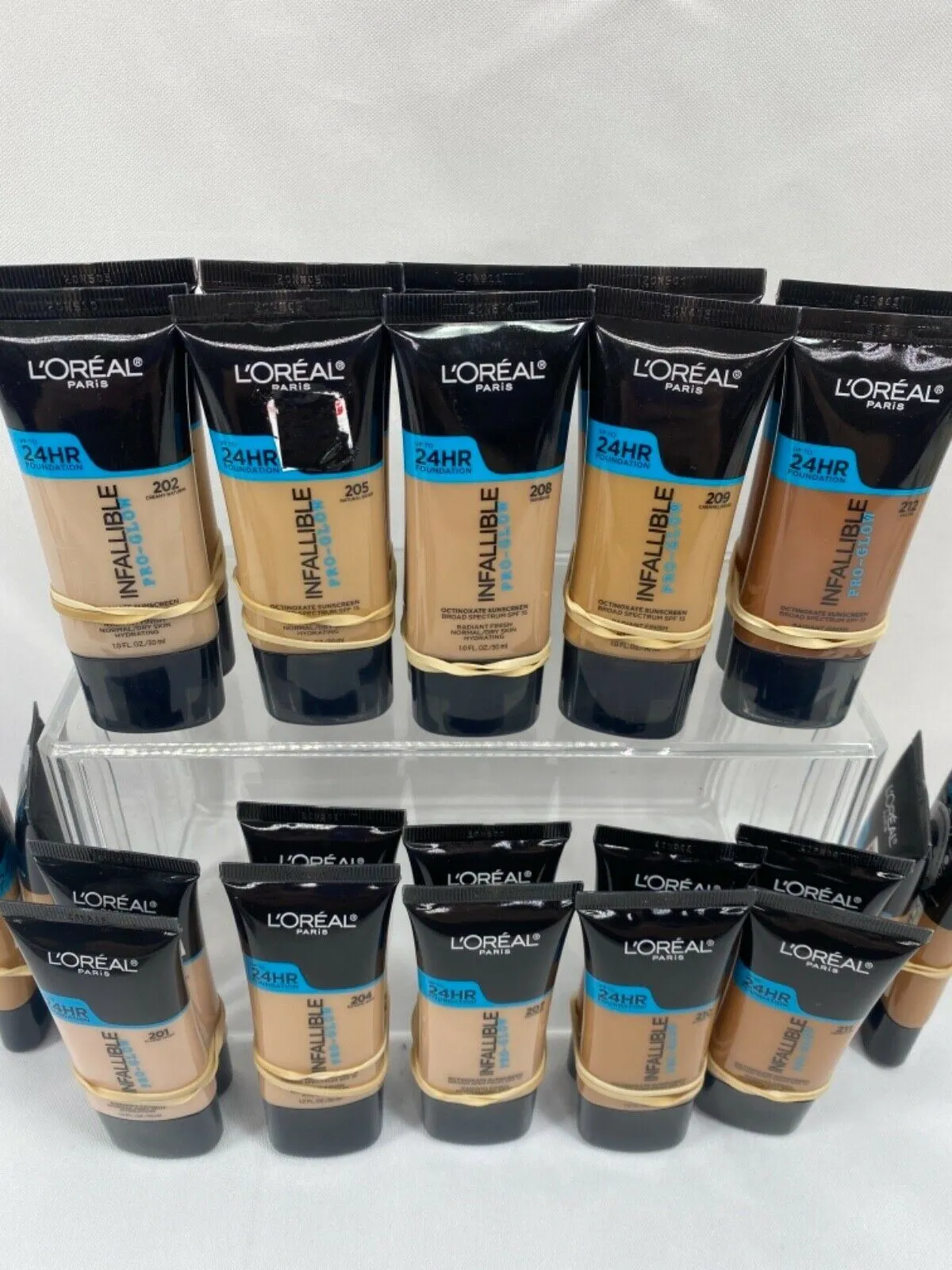 (1pk&2pk) L'Oreal Infallible Pro-Glow Foundation Makeup YOU CHOOSE Old Formula