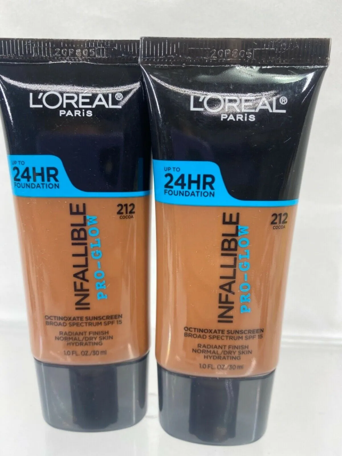 (1pk&2pk) L'Oreal Infallible Pro-Glow Foundation Makeup YOU CHOOSE Old Formula