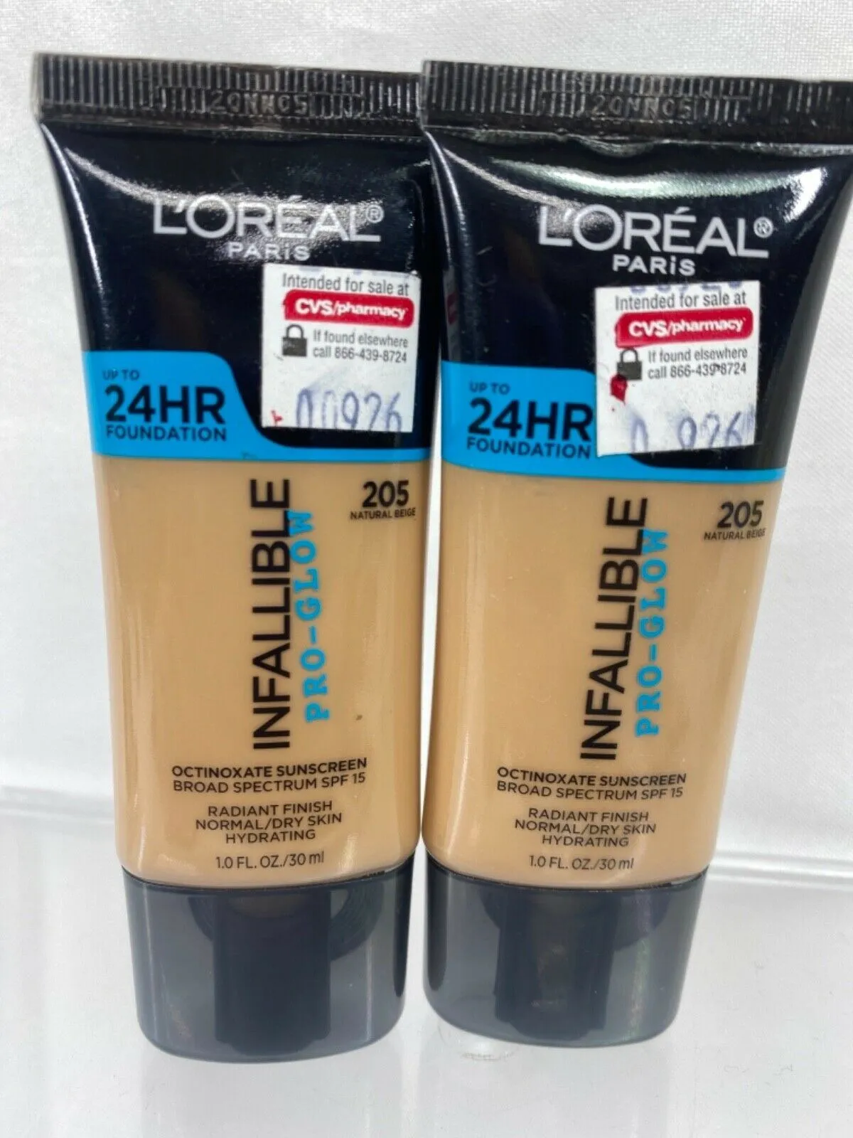 (1pk&2pk) L'Oreal Infallible Pro-Glow Foundation Makeup YOU CHOOSE Old Formula