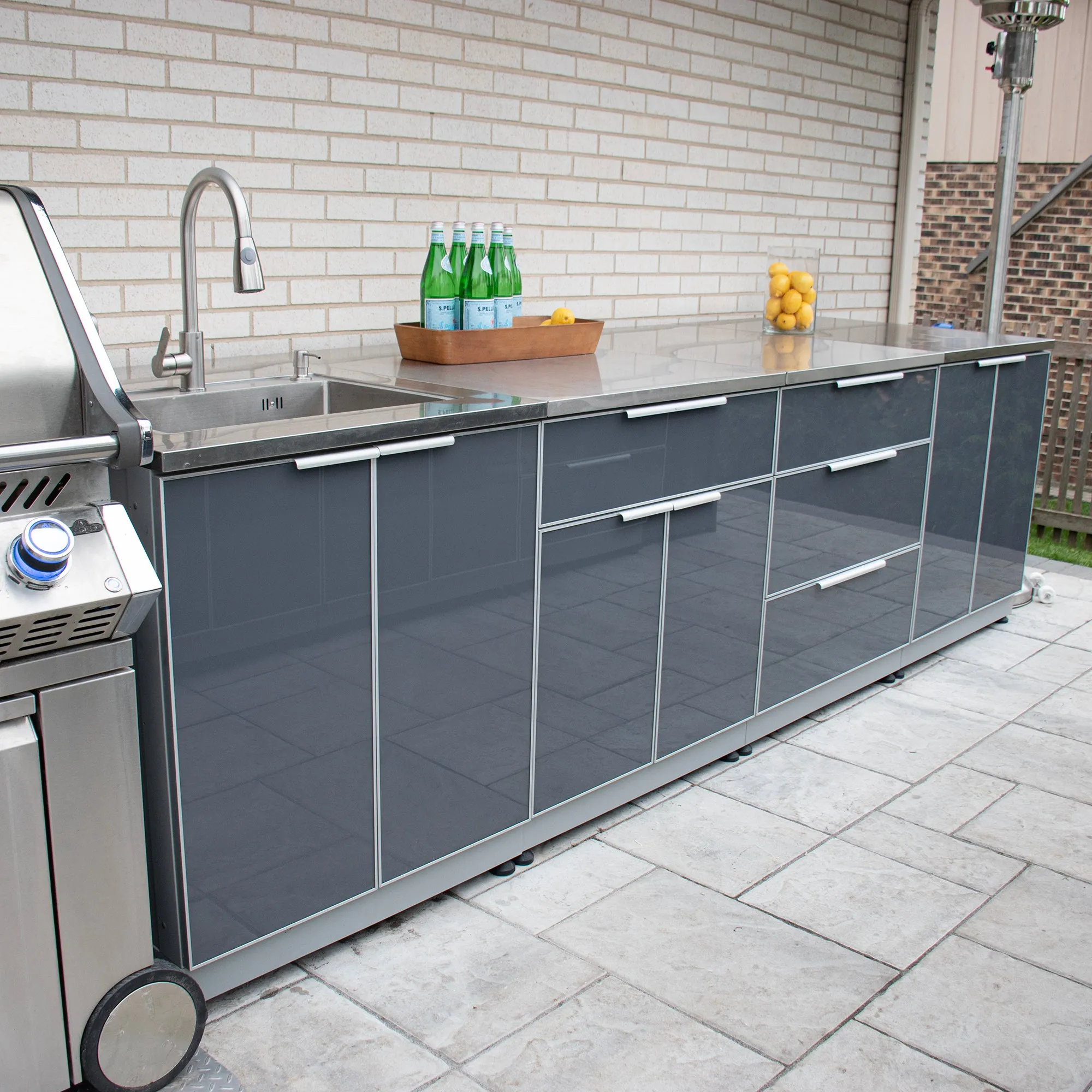 26" Standard Stainless Steel Top for Sink Cabinet