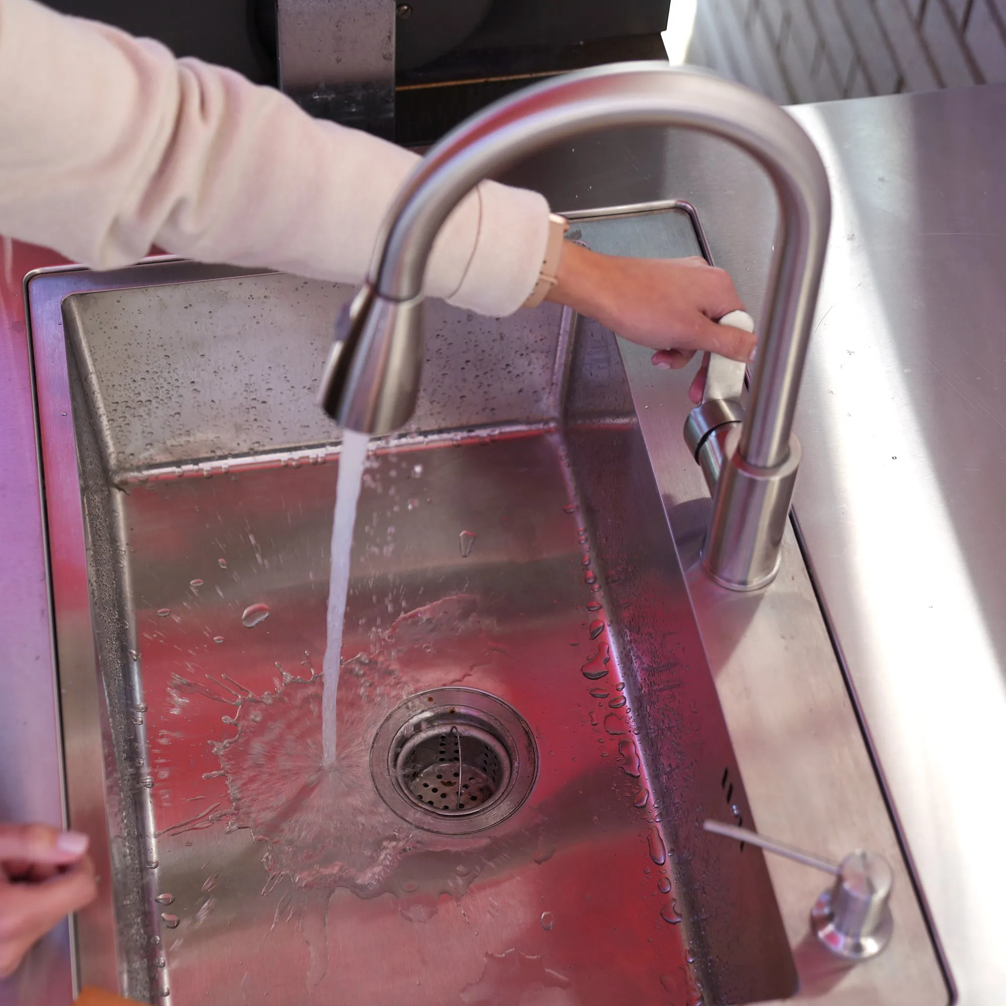 26" Standard Stainless Steel Top for Sink Cabinet