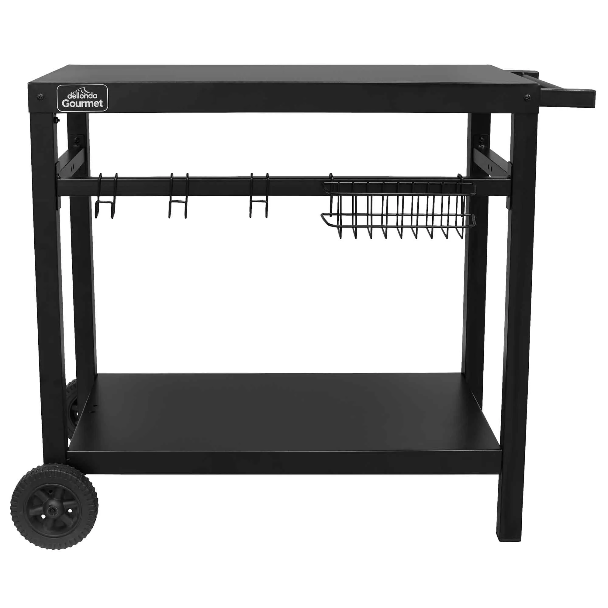 3 Burner Portable Gas Plancha 7.5kW BBQ Griddle with Cover & Trolley - DG250