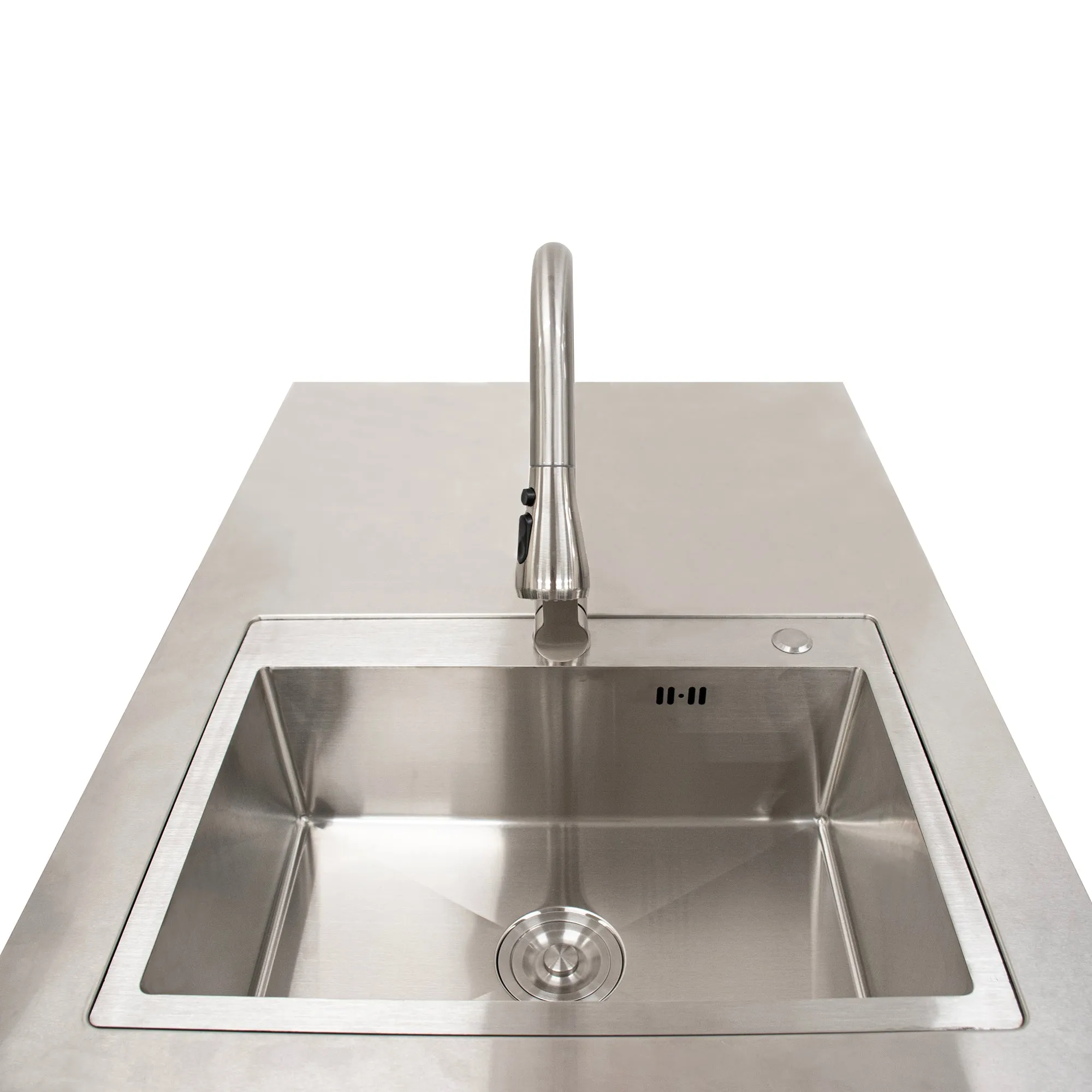 36" Extended Stainless Steel Top for Sink Cabinet