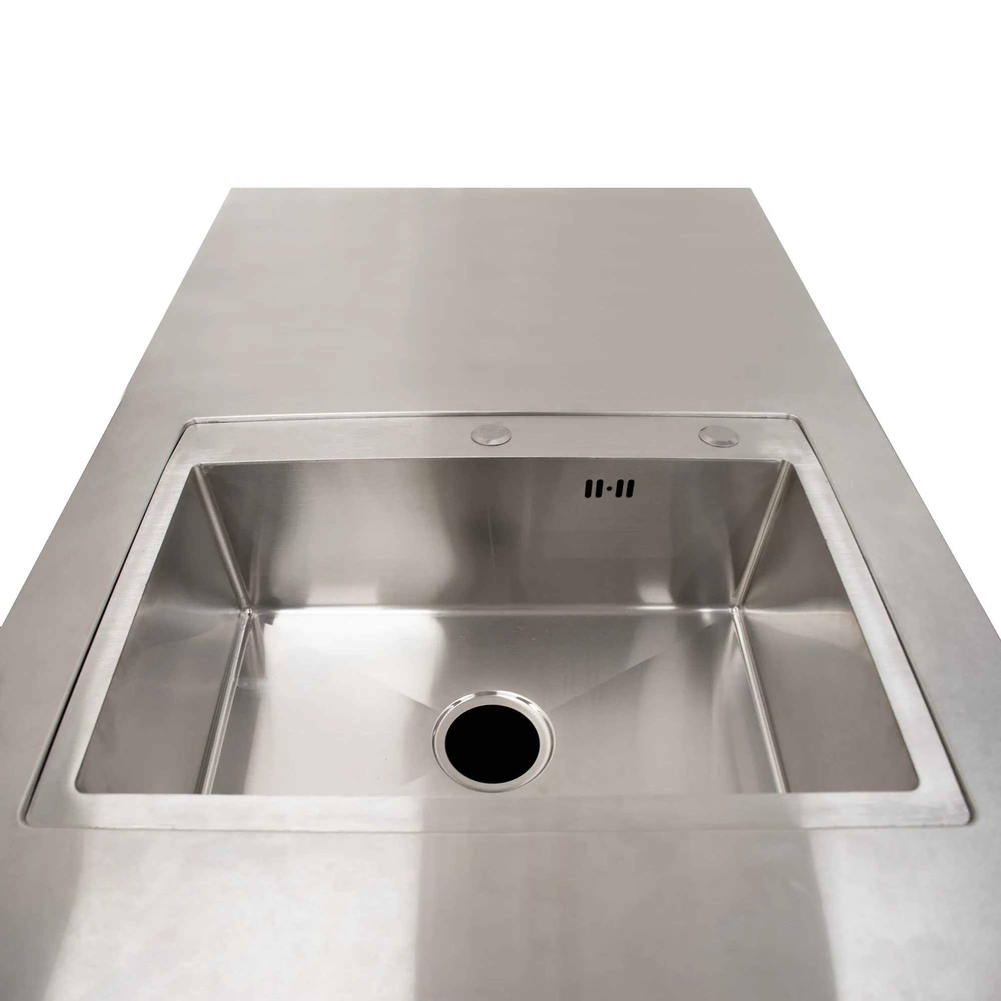 36" Extended Stainless Steel Top for Sink Cabinet