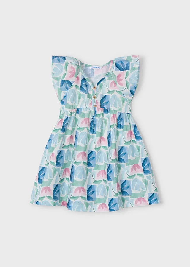 3928 Mayoral Flower Print Dress