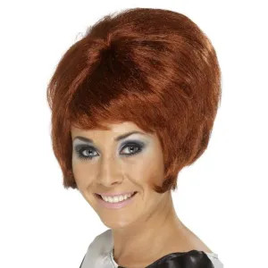 60s Beehive Wig - Auburn
