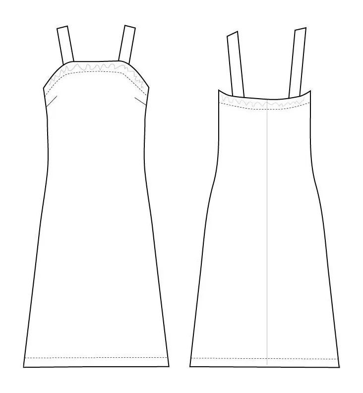 7001 AMY Summer dress sewing pattern
