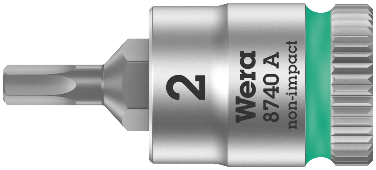 8740 A Zyklop bit socket, 1/4" drive