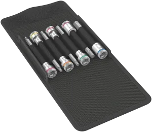 8740 B HF Imperial 1 Zyklop bit socket set with holding function, 3/8" drive
