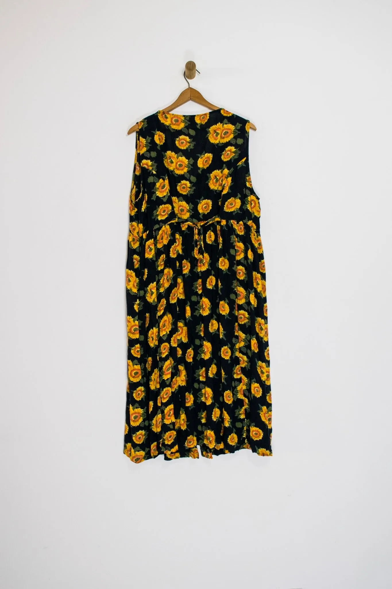 90’s SUNFLOWER DRESS / EXTRA LARGE