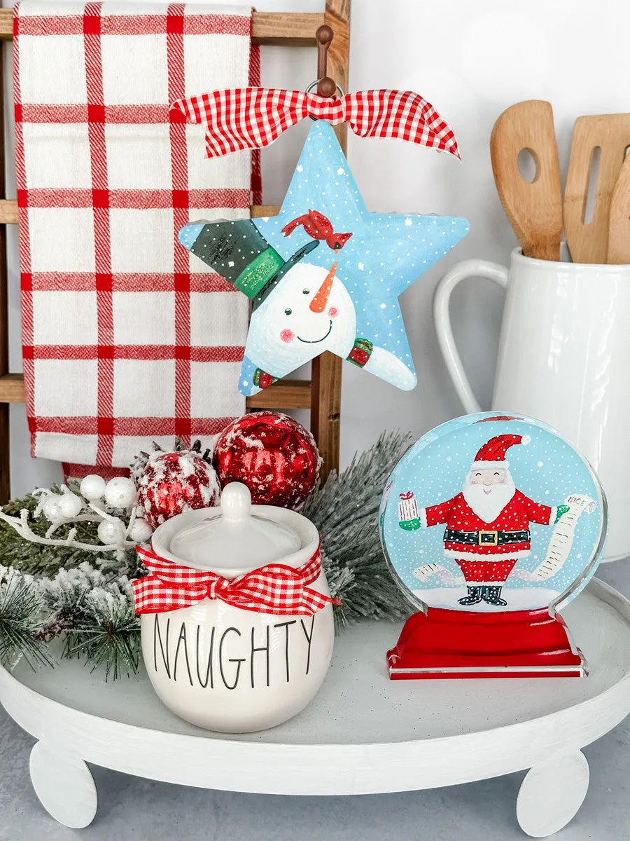 ACRYLIC SNOW GLOBES