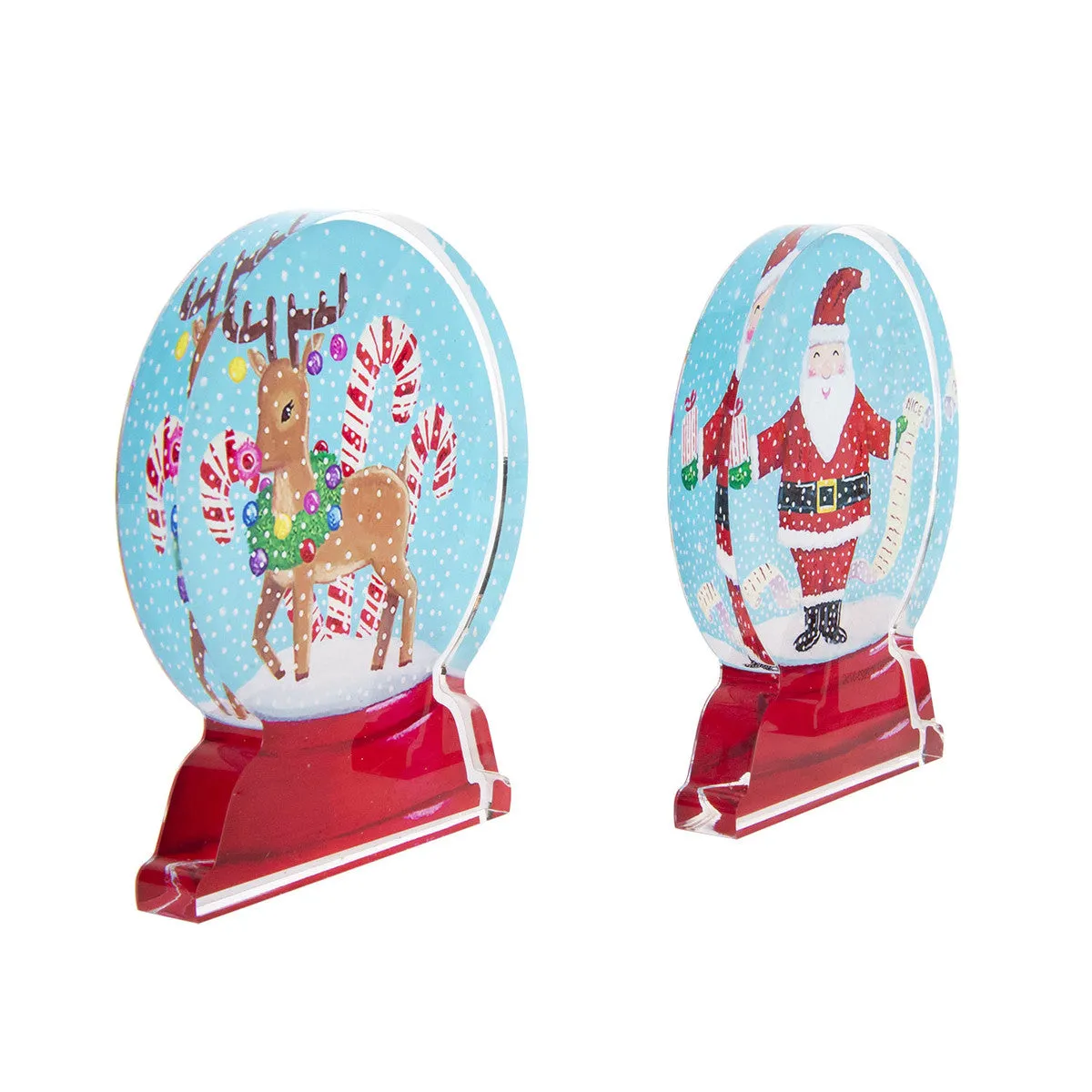ACRYLIC SNOW GLOBES
