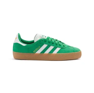 Adidas Gazelle ADV Shoes - Green/White/Gold Metal