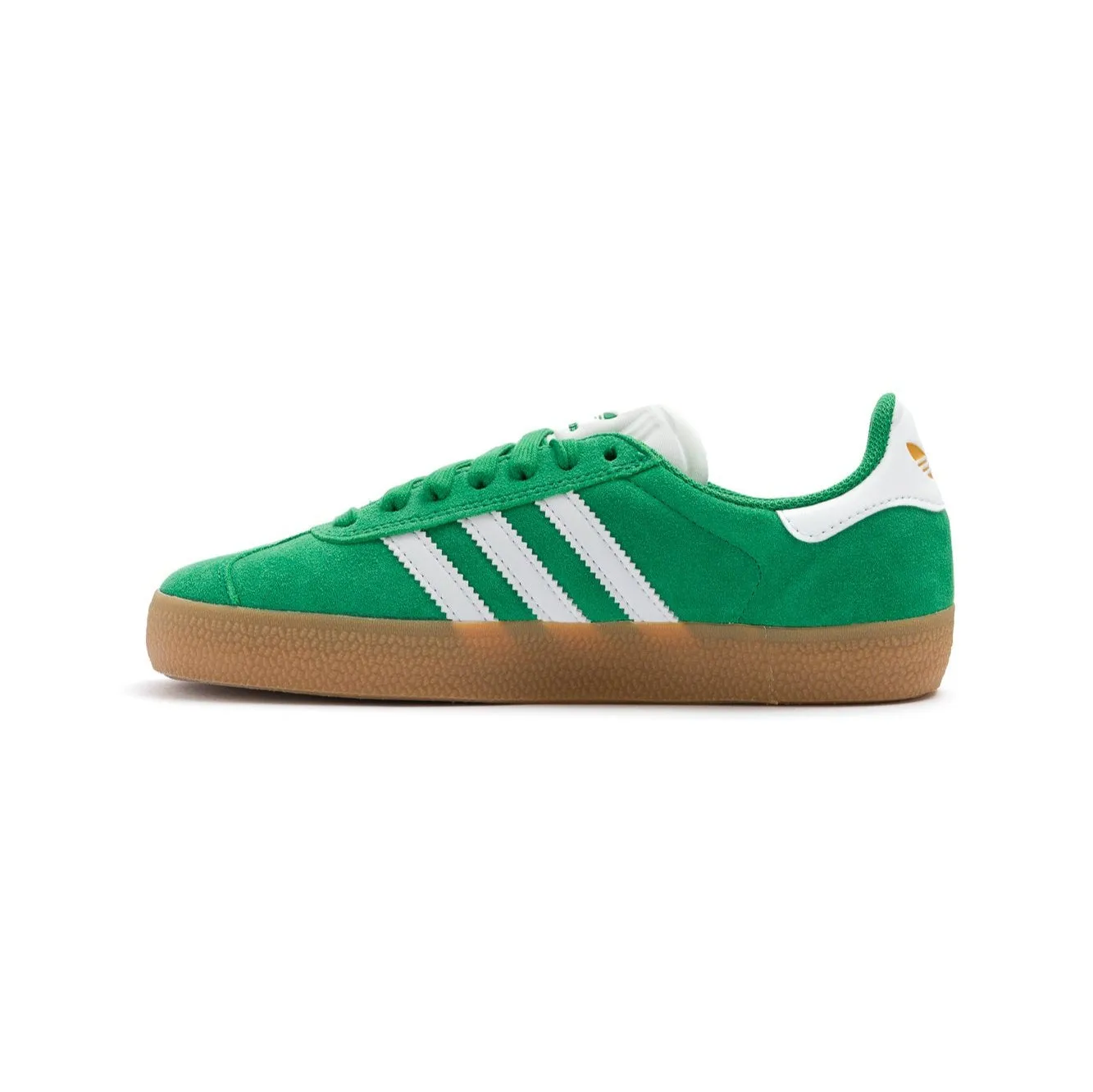 Adidas Gazelle ADV Shoes - Green/White/Gold Metal
