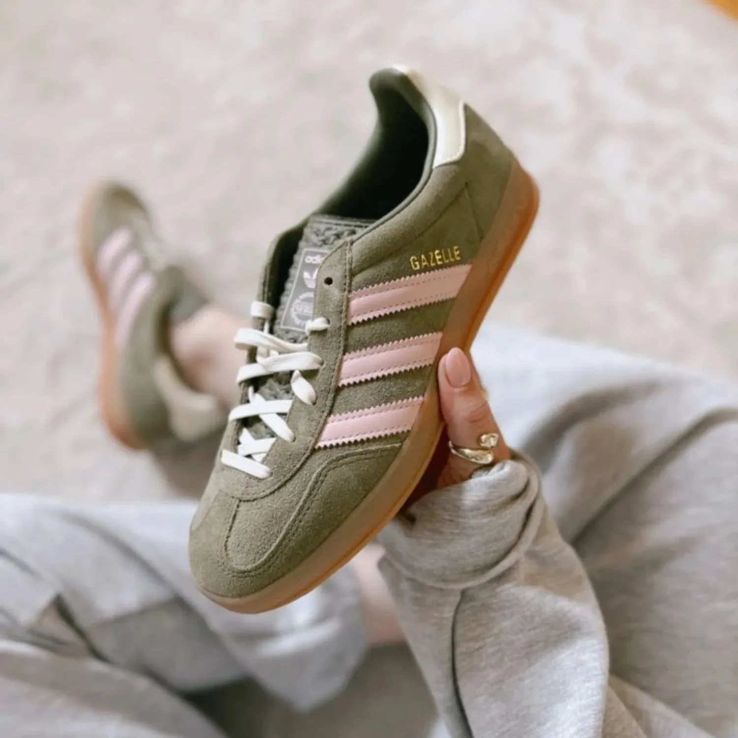 Adidas Gazelle Indoor Focus Olive