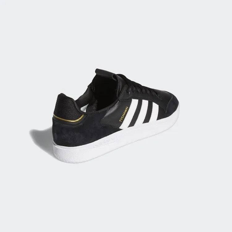 Adidas Skateboarding Tyshawn Low Core Black/Cloud White/Gold Metallic Shoes