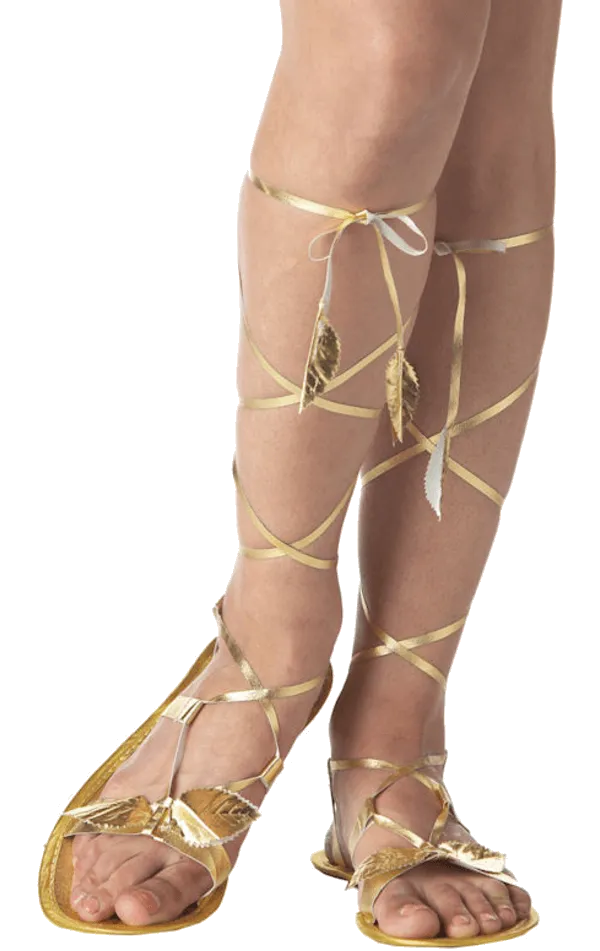 Adult Golden Goddess Sandals