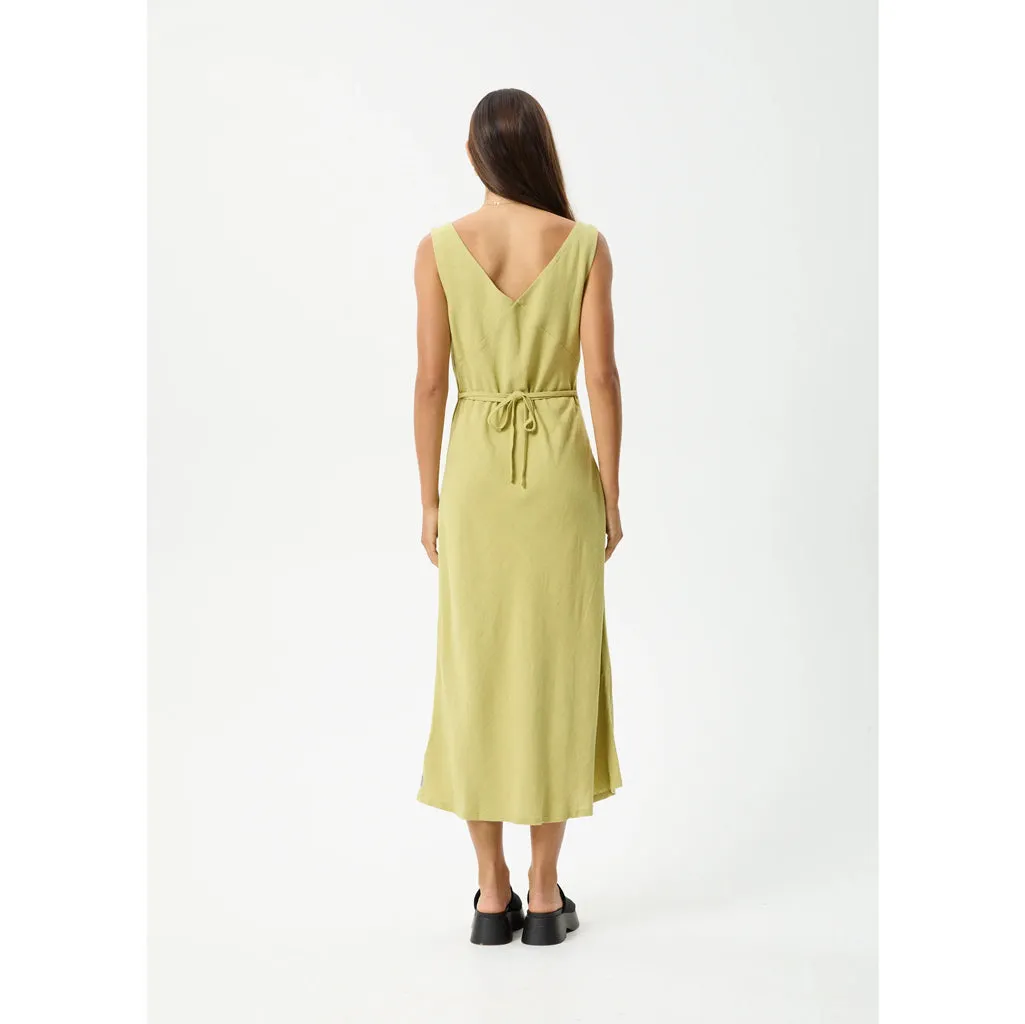 AFENDS AMAYA MAXI DRESS - LEMONGRASS