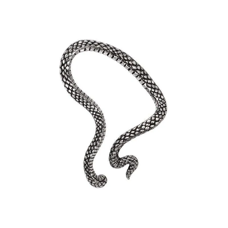 Alchemy Gothic E448 - Serpentine Ear Wrap  Earring Goth Snake