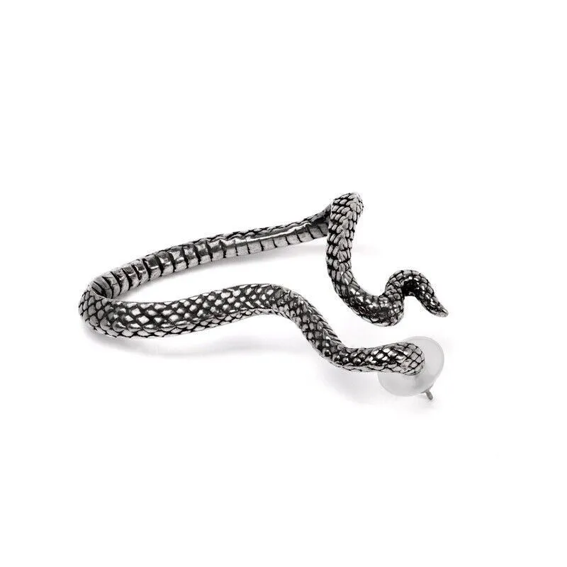 Alchemy Gothic E448 - Serpentine Ear Wrap  Earring Goth Snake