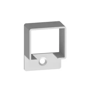 [ALCRSQ] Aluminum Caprail - Square Wall Flange (BS, MBL)