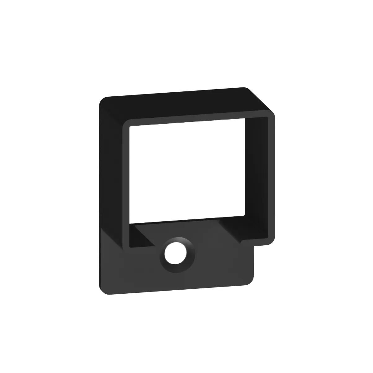 [ALCRSQ] Aluminum Caprail - Square Wall Flange (BS, MBL)