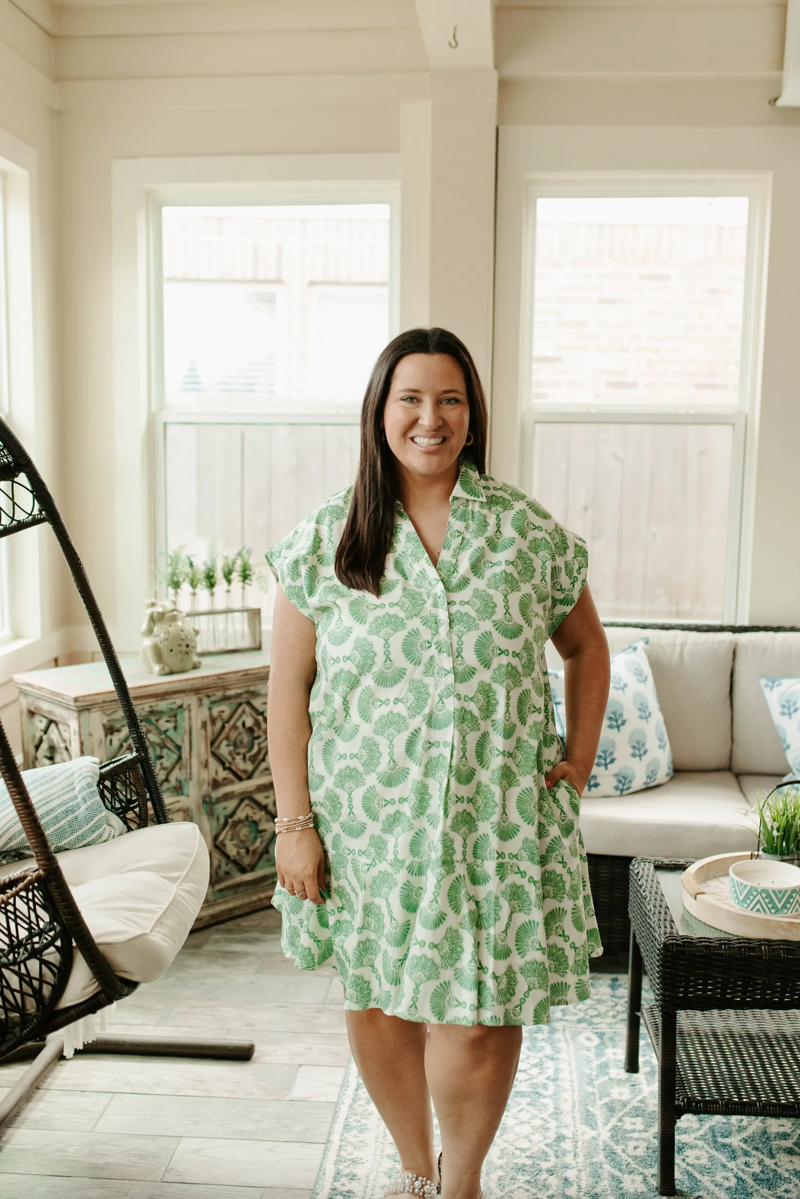 All In A Dream Dress - Green
