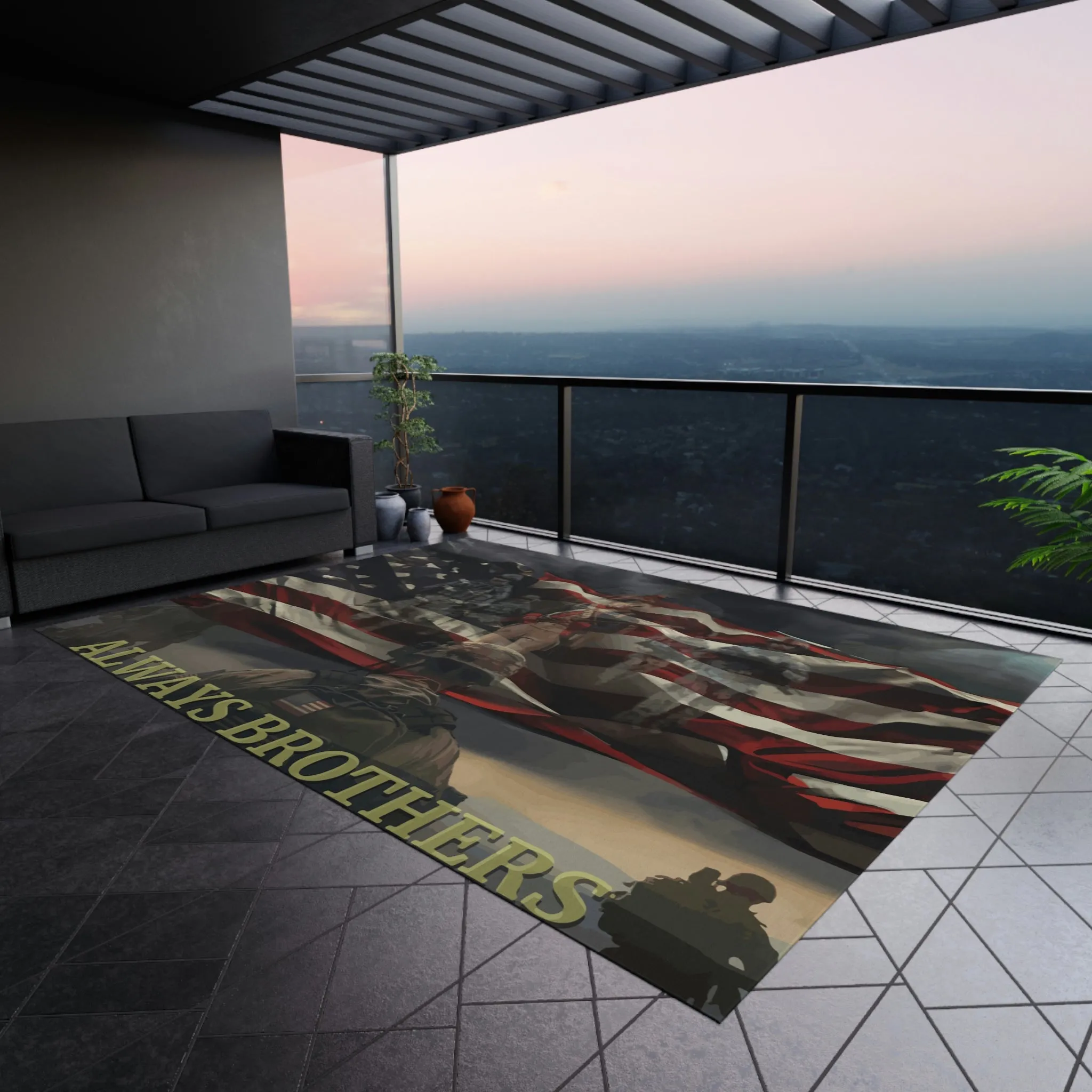 Always Brothers Outdoor Rug