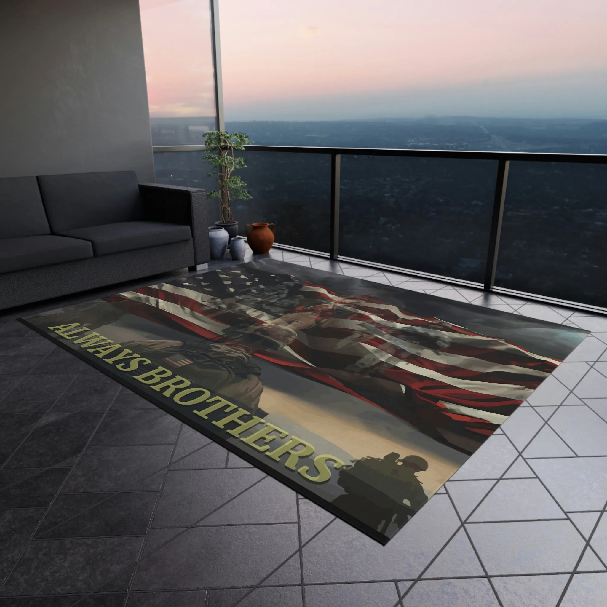 Always Brothers Outdoor Rug