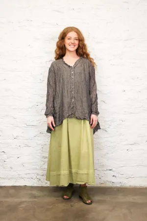 Amano CoLAB Long Pintuck Blouse (2 Colors)