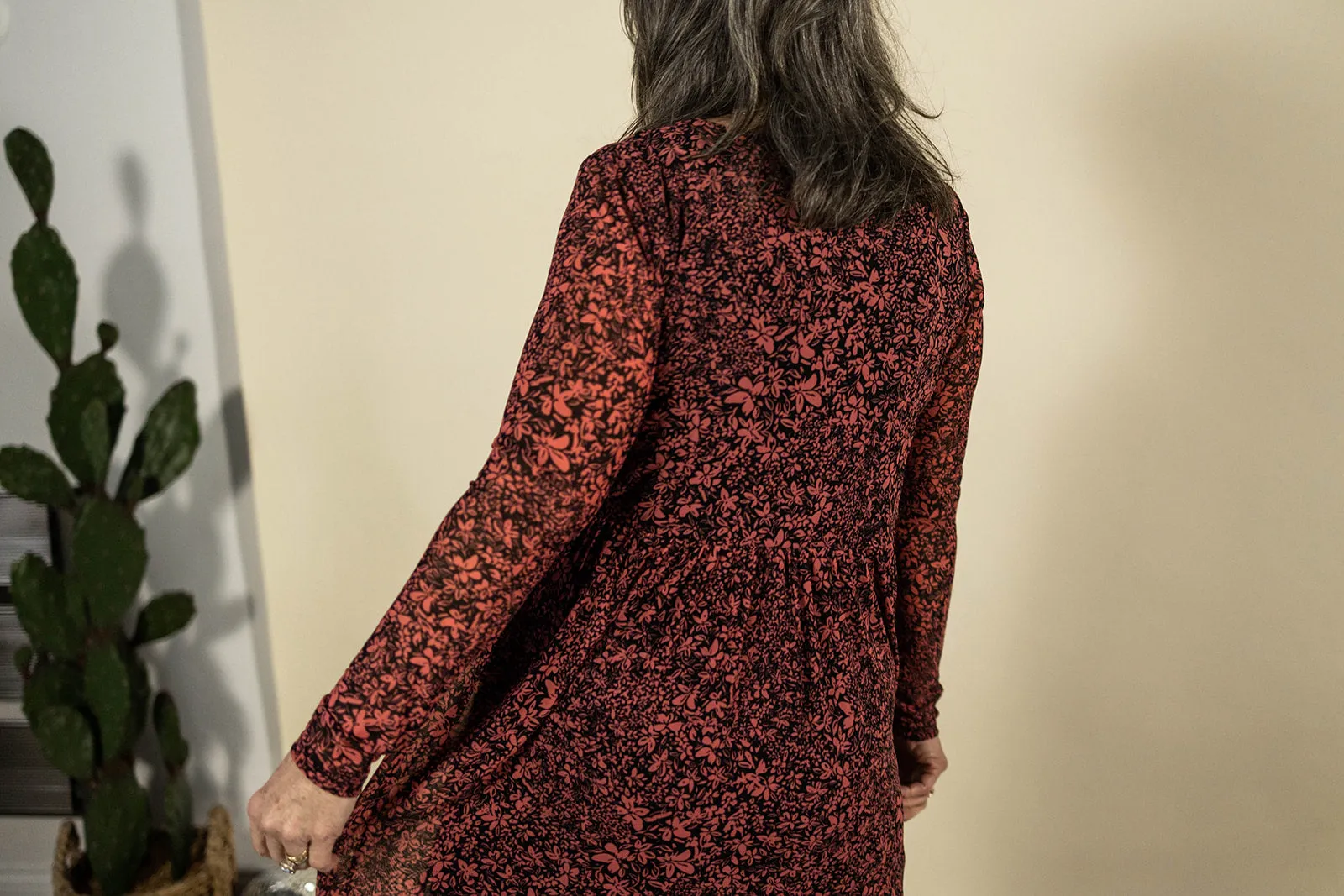andrea midi dress in pink