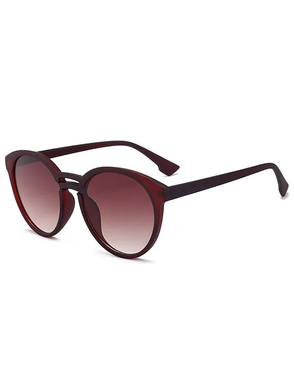 Anti UV Retro Double Crossbar Sunglasses