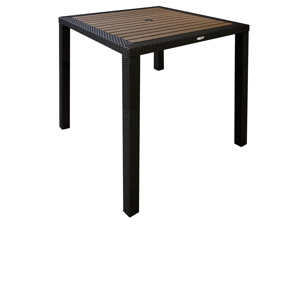 Aria Bar Table with Gray Alumiwood Top