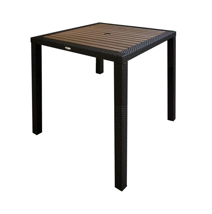 Aria Bar Table with Gray Alumiwood Top