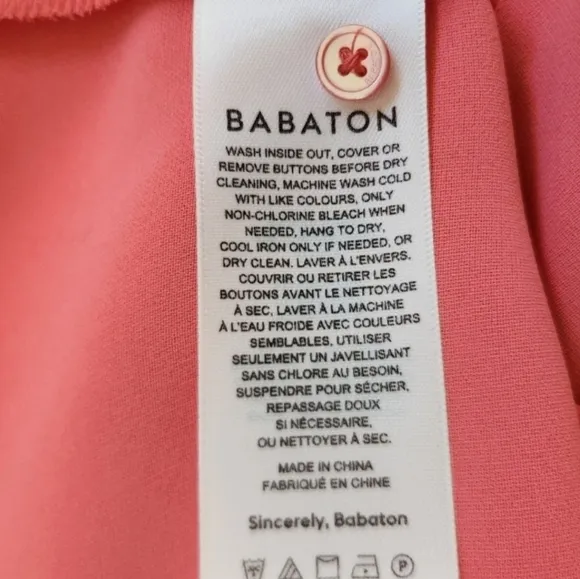 Aritzia Babaton Hamptons Short Sleeve Dress Size 8