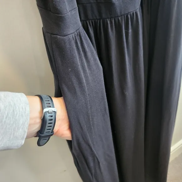 Aritzia Wilfred Market Dress (No Slit) With Pockets Black TankTop Dress Size 2XL
