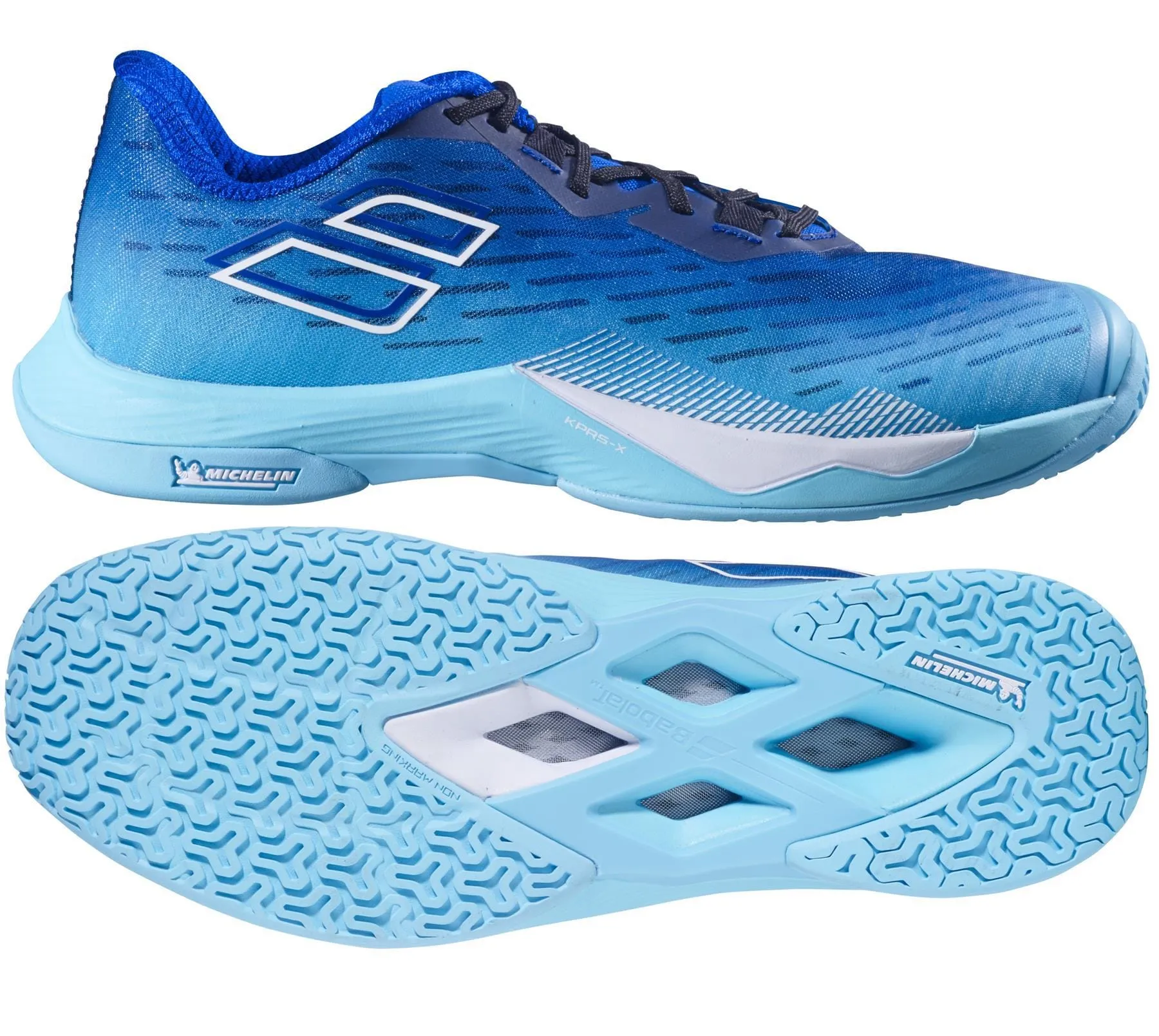 Babolat Shadow Tour 5 WIDE Mens Badminton Shoes - Ceramic Blue