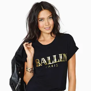 BALLIN GOLD FOIL TEE