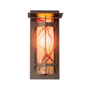 Banded Outdoor Sconce with Top Plate Medium