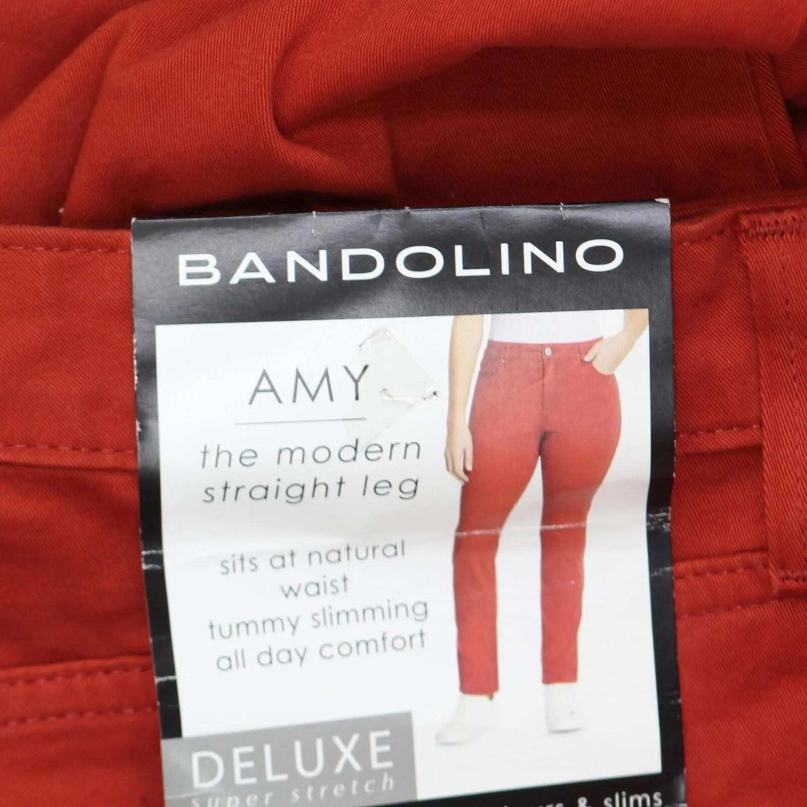 Bandolino Women's Amy Modern Straight Leg Deluxe Super Stretch Jean 49010204