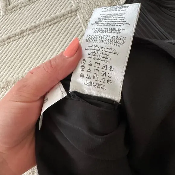 BCBGMAXAZRIA Eden One Shoulder Bodycon Mini Dress Black 4