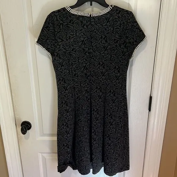 Beautiful floral and pearl detail dress