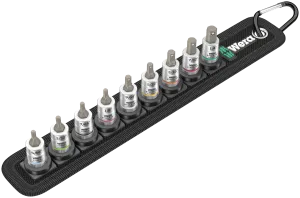 Belt A Imperial 1 Zyklop In-Hex-Plus bit socket set with holding function, 1/4" drive