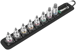 Belt B Imperial 1 Zyklop In-Hex-Plus bit socket set with holding function, 3/8" drive