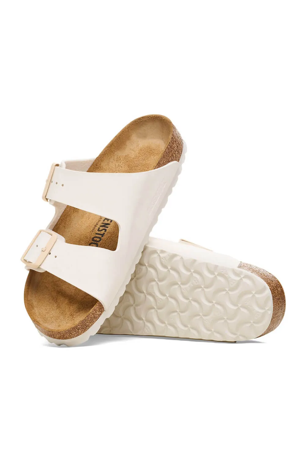 Birkenstock Arizona Birko-Flor Sandals for Women in Eggshell | 1027339